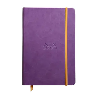Rhodia Rhodiarama Softcover Notebook A5  Purple DOT GRID