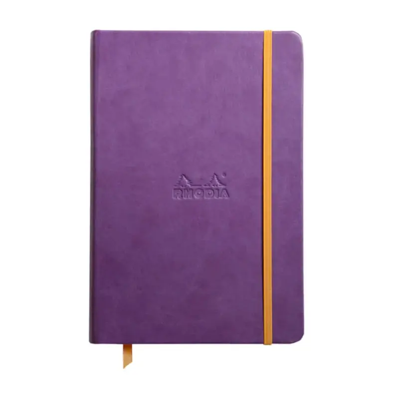 Rhodia Rhodiarama Softcover Notebook A5 Purple DOT GRID Rhodia Rhodiarama Softcover Notebook A5 Purple DOT GRID