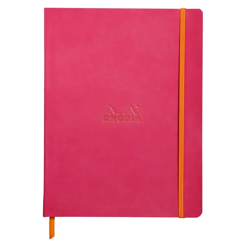 Rhodia Rhodiarama Softcover Notebook A5 Raspberry DOT GRID Rhodia Rhodiarama Softcover Notebook A5 Raspberry DOT GRID