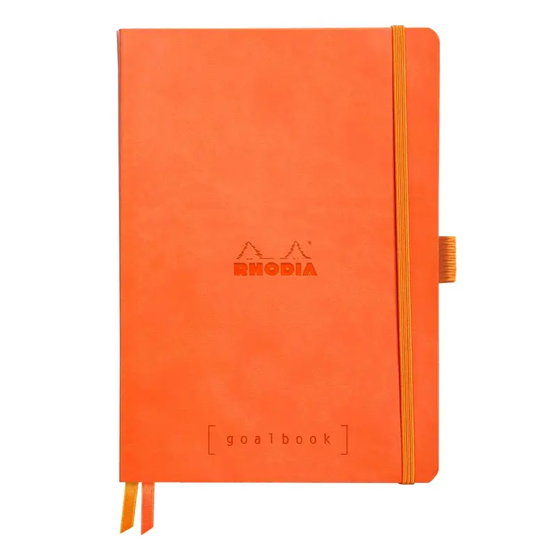 Rhodia Rhodiarama Softcover Notebook A5 Tangerine DOT GRID Rhodia Rhodiarama Softcover Notebook A5 Tangerine DOT GRID