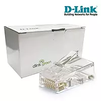 D-Link RJ45 Modular Connectors Plugs for 4 Pair Cables (Pack of 100)