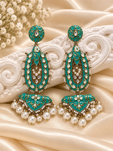 Ferozi Earrings