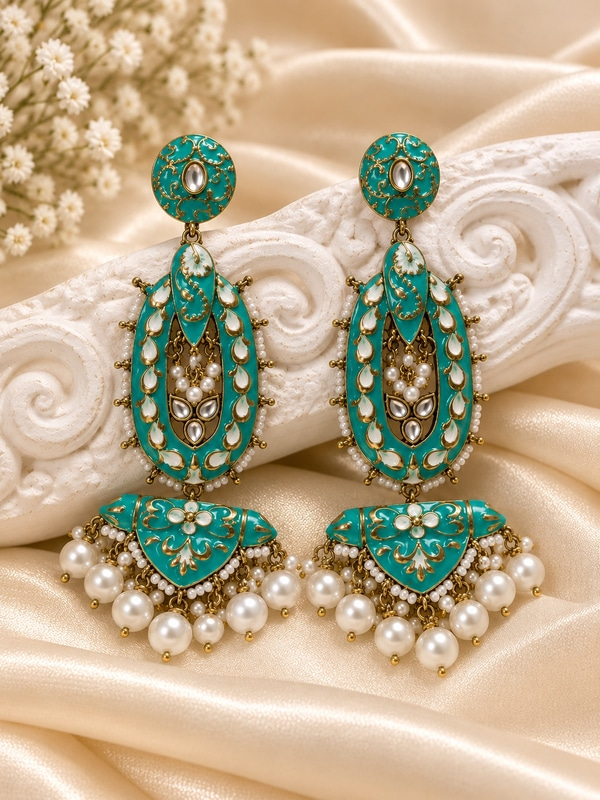 Ferozi Earrings