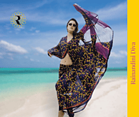 Kulfi Georgette Spark Blue Kulfi Georgette Spark Blue