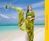 Kulfi Georgette Parakeet Green Kulfi Georgette Parakeet Green