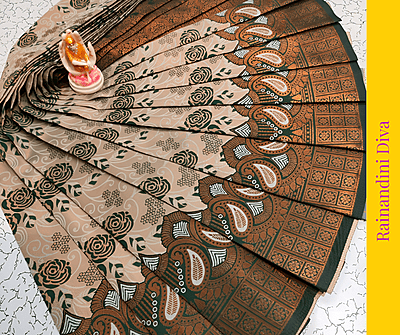 Samudrika Bridal Silk Harit Saree