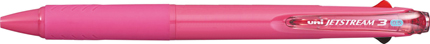 Uni-ball Jetstream 3-color Ballpoint pen 0.5 Rose Pink