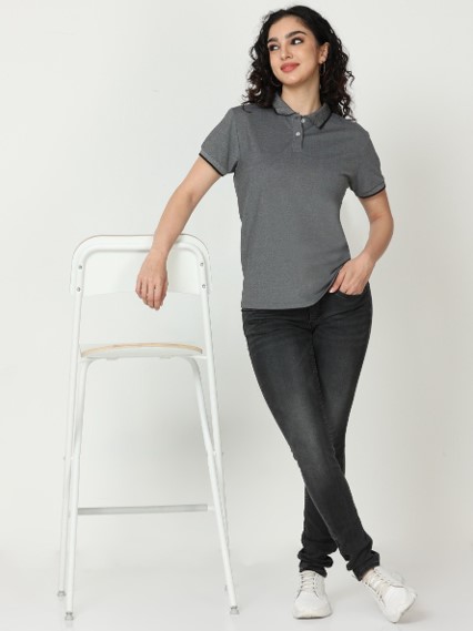 Rare Rabbit Signature Round Neck Black