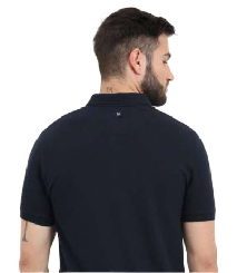 RARE RABBIT POLO T-SHIRTS-NAVY BLUE
