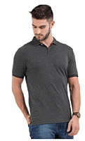 RARE RABBIT POLO CHARCOAL MELANGE