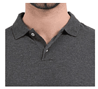RARE RABBIT POLO CHARCOAL MELANGE