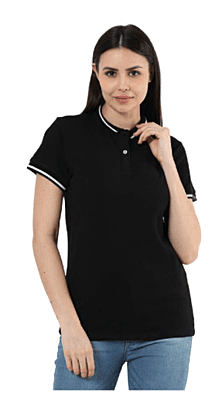 Rare Rabbit Signature Round Neck Navy Blue