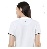 Rare Rabbit Signature Round Neck Navy Blue