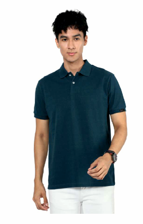 RARE RABBIT POLO T-SHIRTS-NAVY BLUE