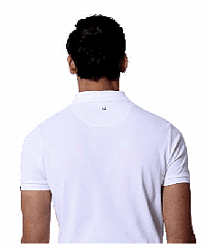 RARE RABBIT SIGNATURE POLO T SHIRT METALIC GREY