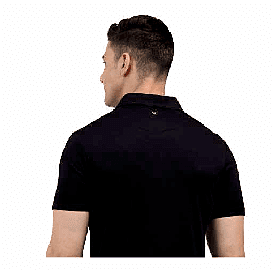 RARE RABBIT SIGNATURE POLO T SHIRT METALIC GREY