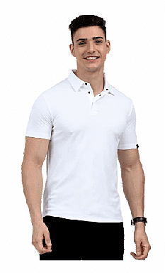 RARE RABBIT SIGNATURE POLO T SHIRT METALIC GREY