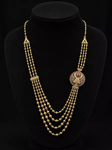 Layered Gold Plated Haaram