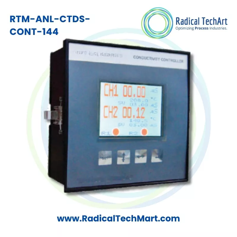 RTM Dual Channel Conductivity and TDS Controller 144x144