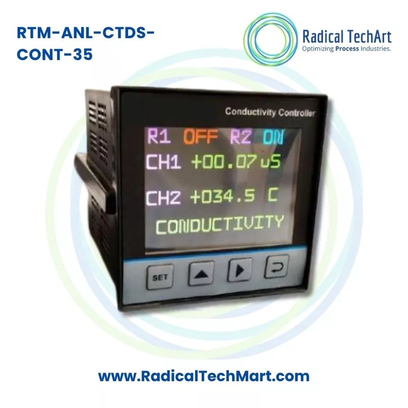 RTM Online Conductivity and TDS Controller with 3.5 Inch LCD