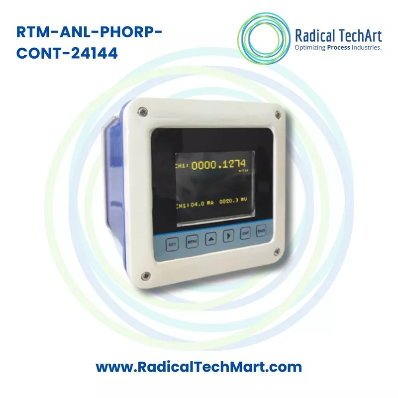 RTM Online pH and ORP Analyzer Controller 144x144 Panel Mount