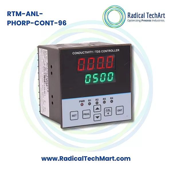 RTM Online pH and ORP Analyzer Controller 96x96 Panel Mount