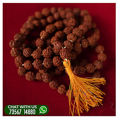 Rudraksh Japa Mala with 108 beads