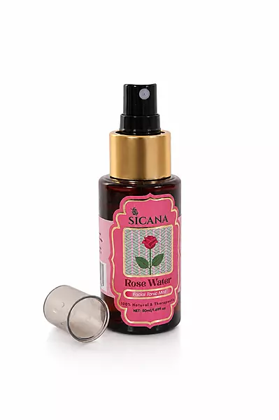 Rose Water Facial Tonic Mist, 50ml