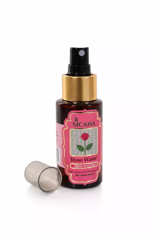 Rose Water Facial Tonic Mist, 50ml