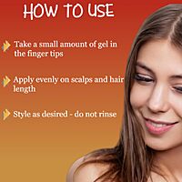 Harsha Naturals - Hair Gel - Red Wine - 50 gms