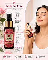 Rose Water Facial Tonic Mist, 50ml