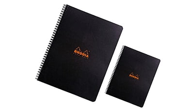 RHODIA WIREBOUND NOTEBOOK (SIDEBOUND)- BLACK RHODIA WIREBOUND NOTEBOOK (SIDEBOUND)- BLACK