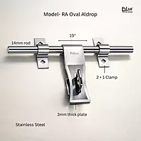 (6001) Palam Aldrop SS/14mm RA Ovel-10"