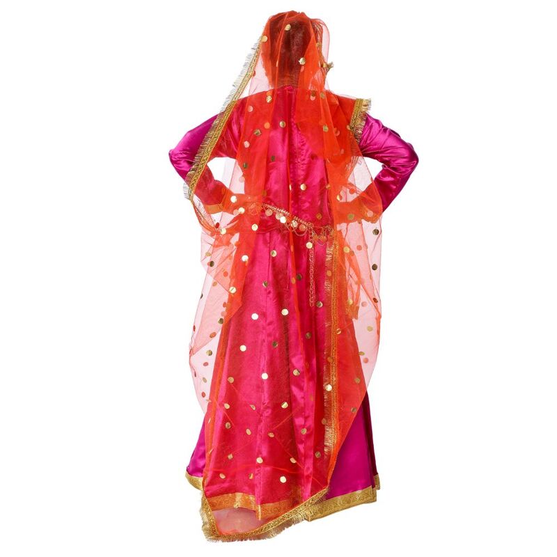 Radha Rani Fancy Dress Pink & Orange Radha Rani Fancy Dress Pink & Orange