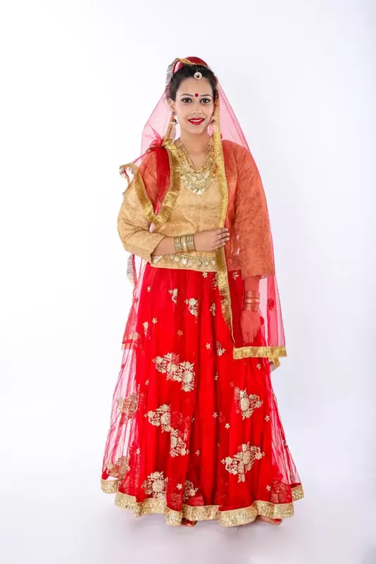 Radha Dress Lehenga Choli Fancy Dress Costume For Girls