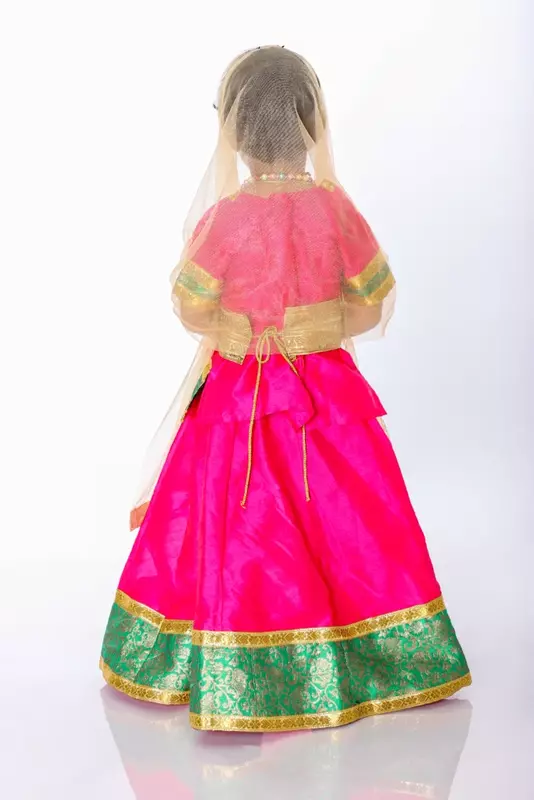 Janmashtami Radha Lehenga Dress Costume