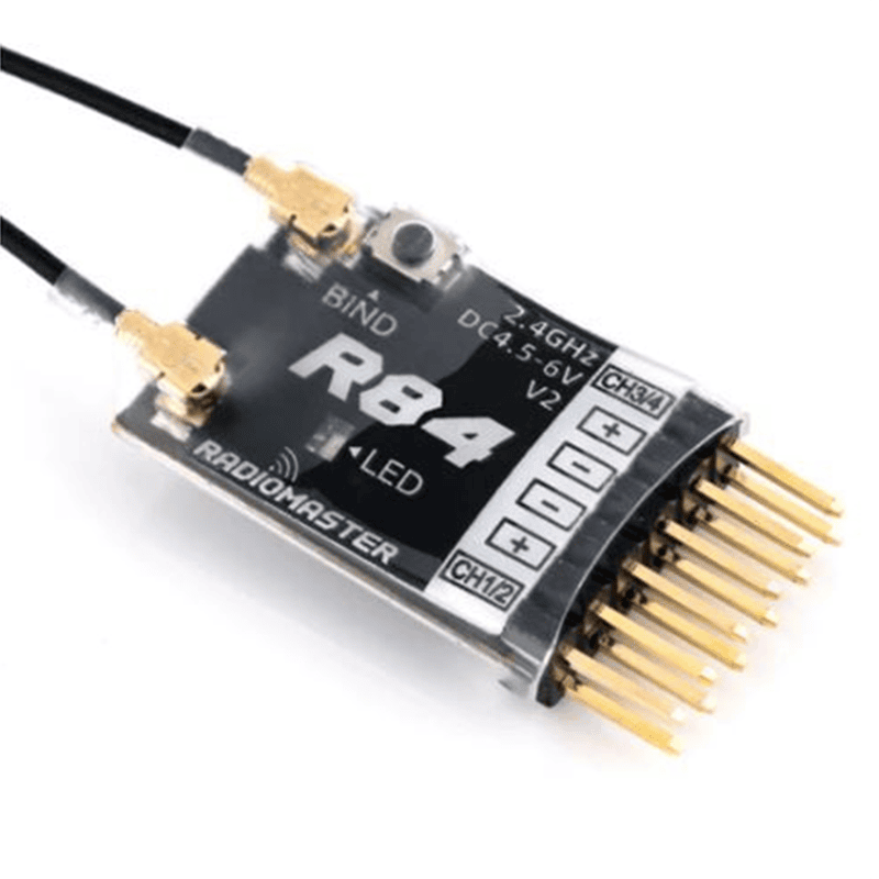 RadioMaster R84 V2 Receiver | 4 Channels RadioMaster R84 V2 Receiver | 4 Channels