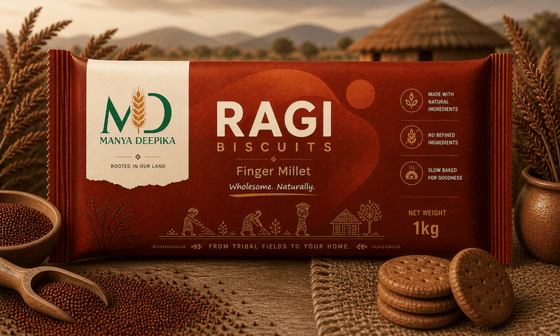 Ragi-Finger Millet Biscuits - 1kg