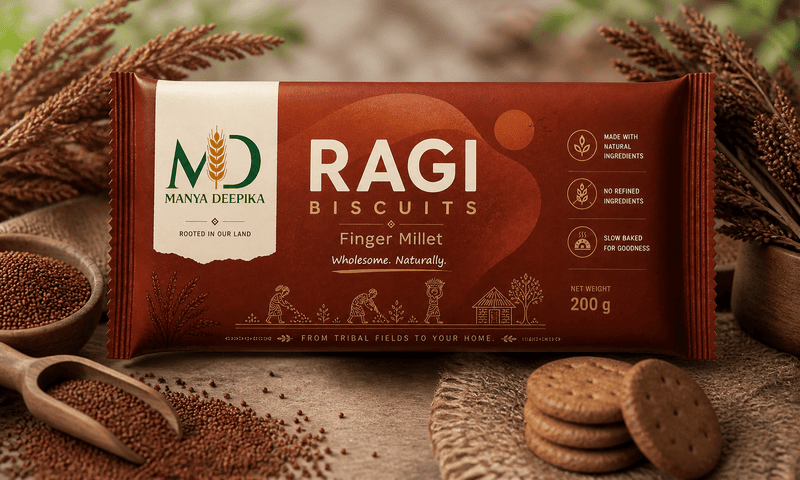 Ragi-Finger Millet Biscuits - 200g