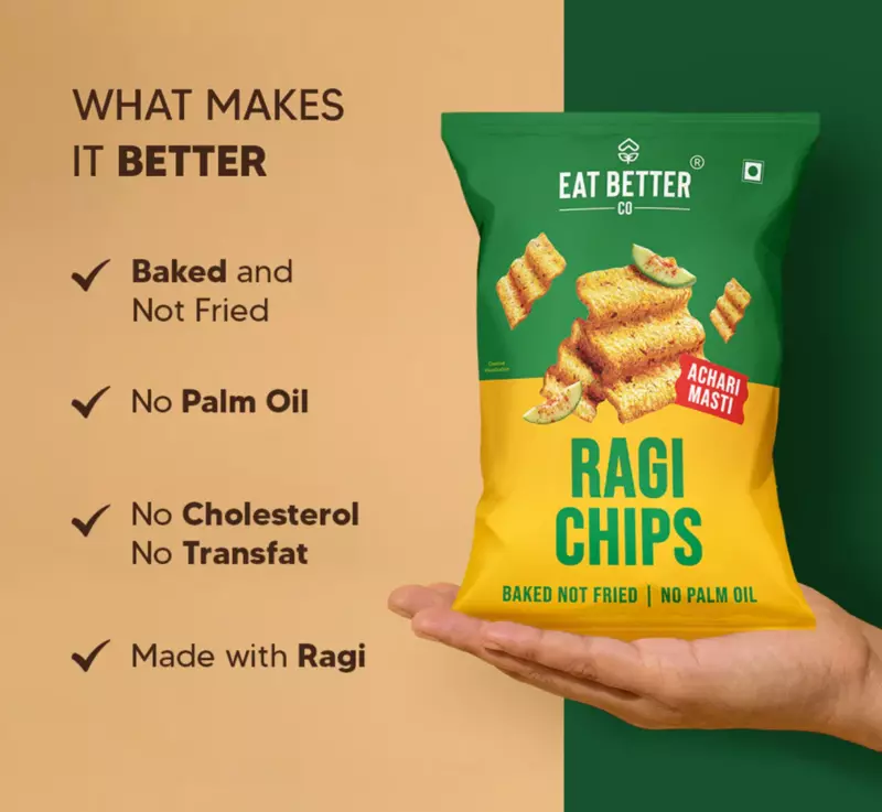 Ragi Chips - Achari Masti 55 Gms