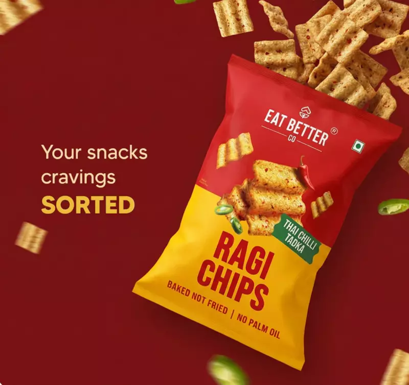 Ragi Chips - Thai Chilli Tadka 55 Gms