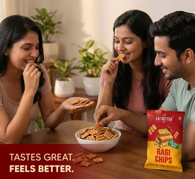 Ragi Chips - Thai Chilli Tadka 55 Gms