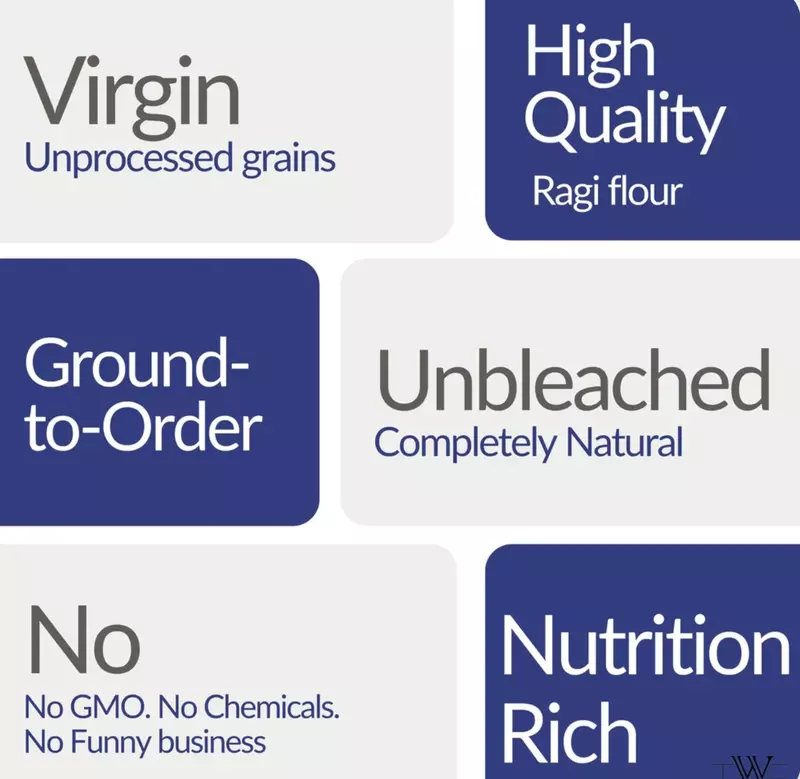 Virgin Ragi Flour 1 Kg - TWF