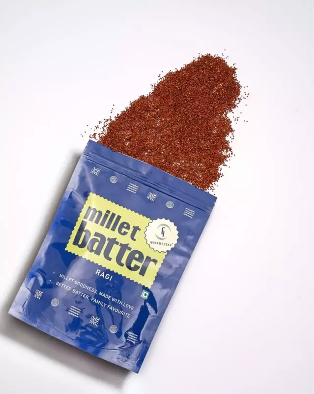 Ragi Millet Batter 1 Kg (Dosa, Waffle & Pancake)