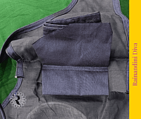 Grey Ghicha Silk Blouse Royal Neck