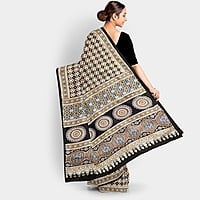 Mitti Ajrakh Future Silk with BP