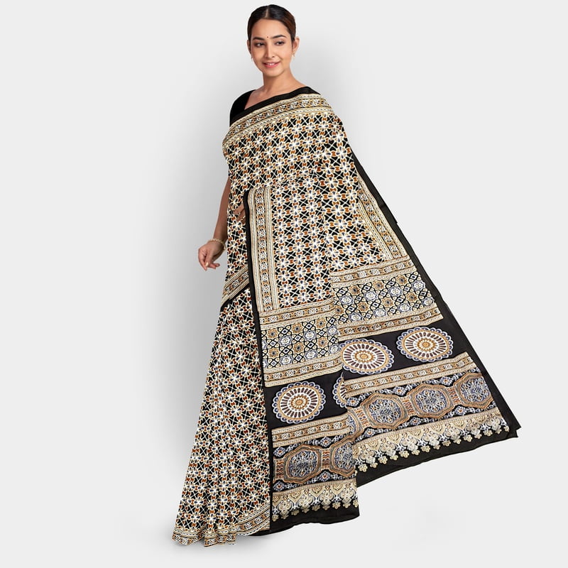 Mitti Ajrakh Future Silk with BP