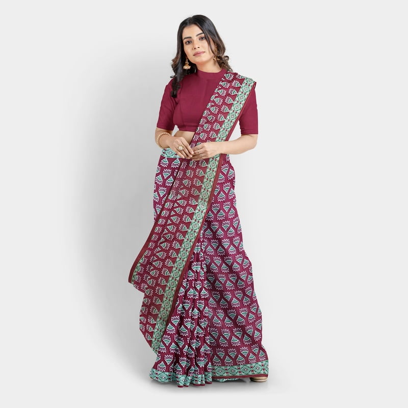 Jaamun Ajrakh Future Silk with BP