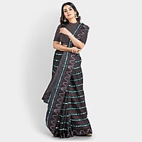 Rocky Aur Rani Satin Saree with BP