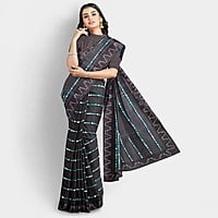 Rocky Aur Rani Satin Saree with BP